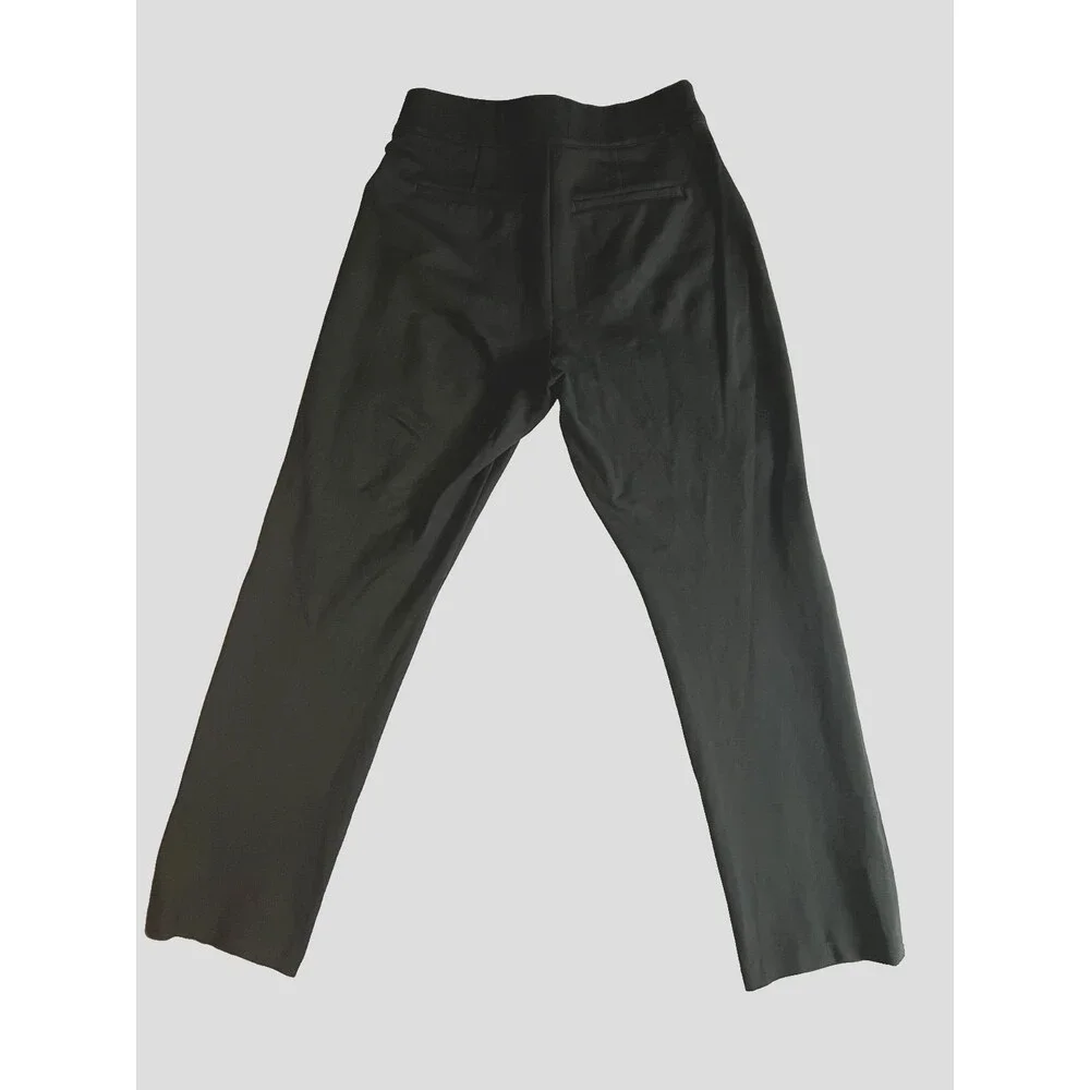 Spanx Perfect Pant High Rise Black Size M Slim Straight Stretch Ponte Shaping - Picture 3 of 6